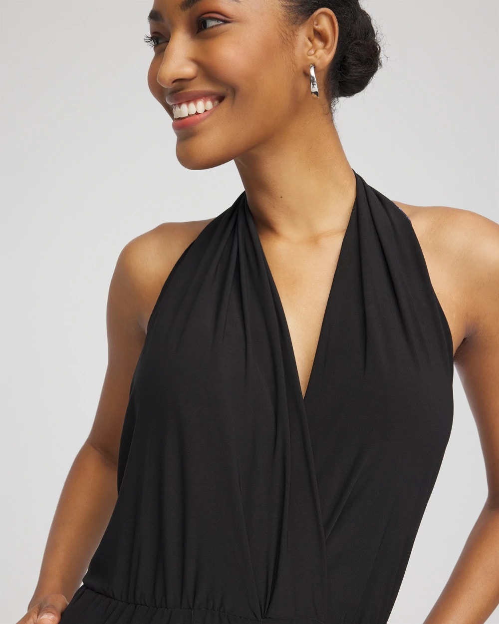 Chico's | Magicsuit Surplice Neck Jumpsuit/ Black