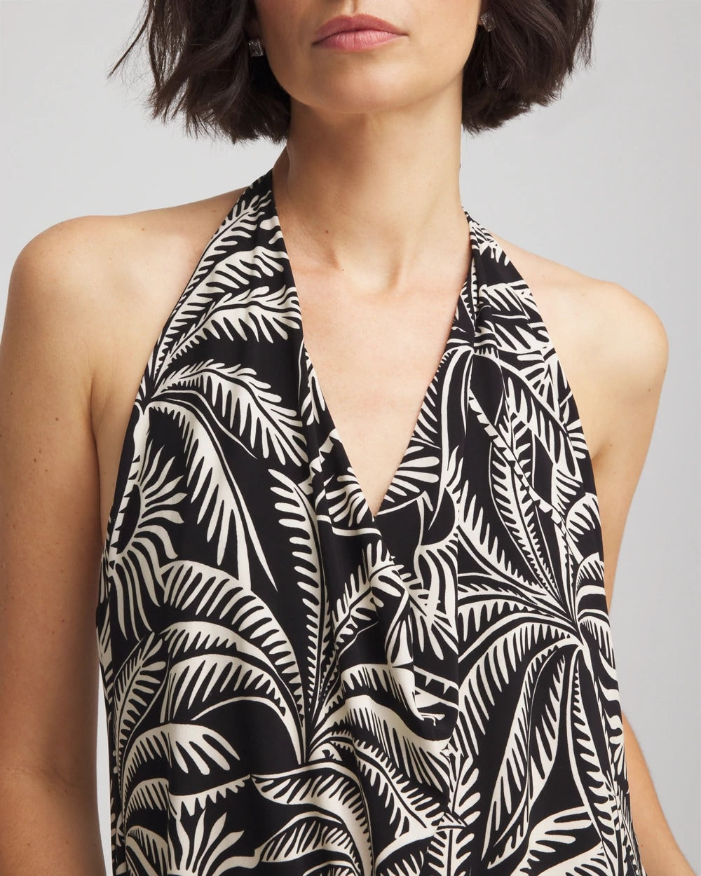 Chico's | Miraclesuit® Hearts of Palm Tankini/ Black/Multi