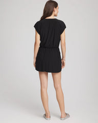 Chico's | Magicsuit® Lace Up Dress Cover Up/ Black