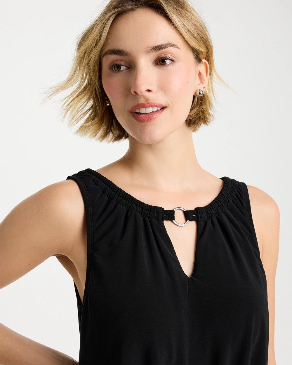 Chico's | Magicsuit® Effie Solid Swim Dress/ Black
