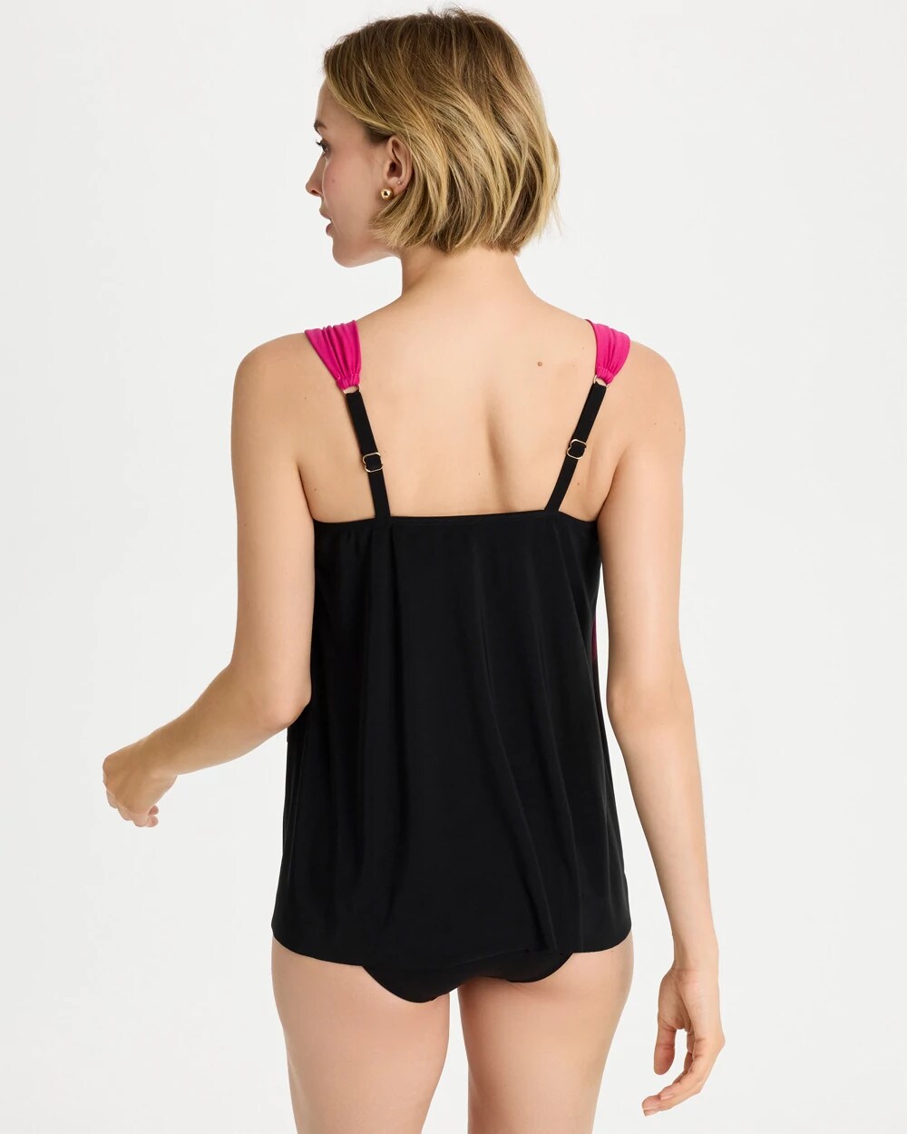 Chico's | Miraclesuit® Petali Rosa Dazzle Tankini/ Black/Multi