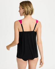 Chico's | Miraclesuit® Petali Rosa Dazzle Tankini/ Black/Multi