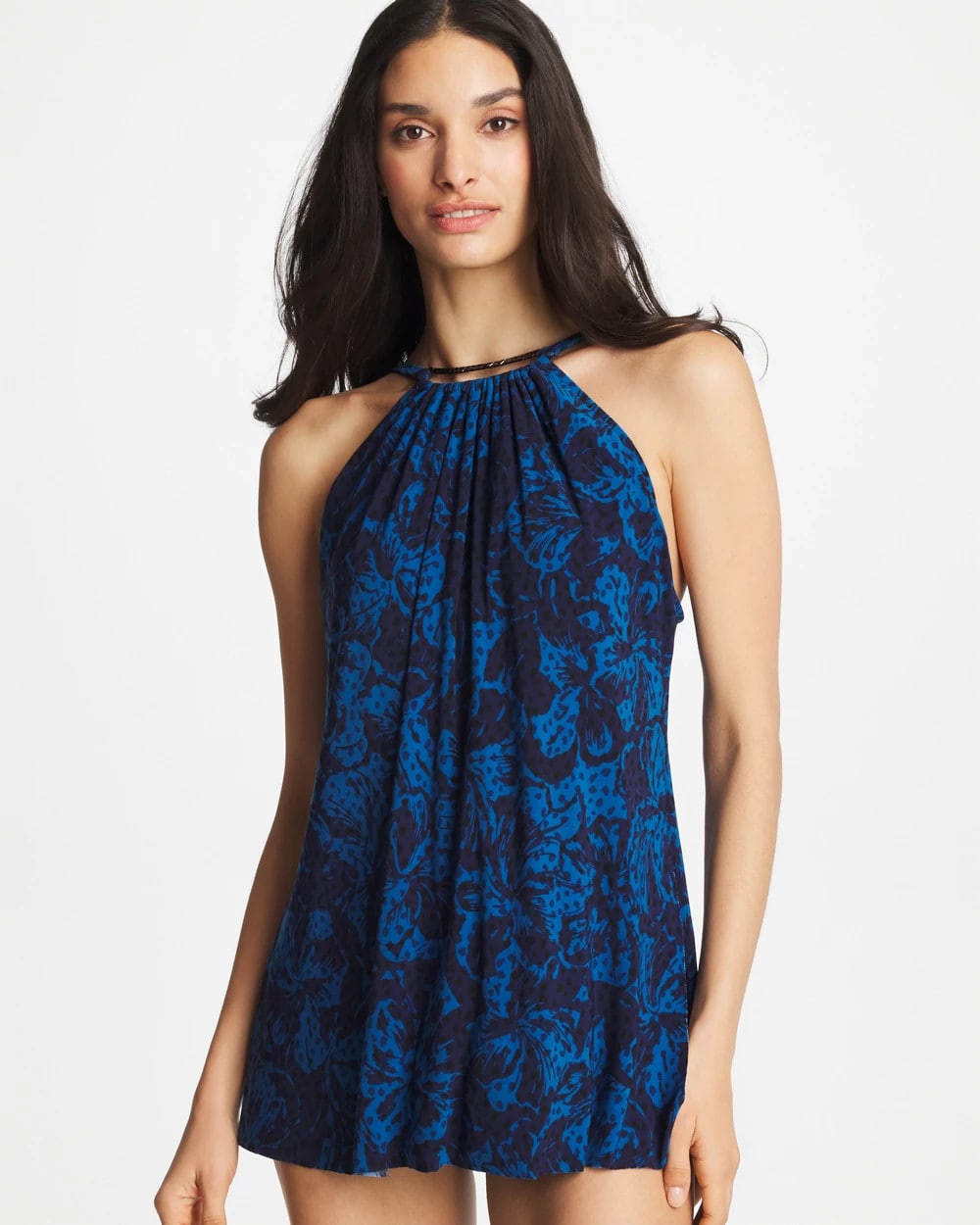 Chico's | Magicsuit® Swoon Parker Swim Dress/ Navy