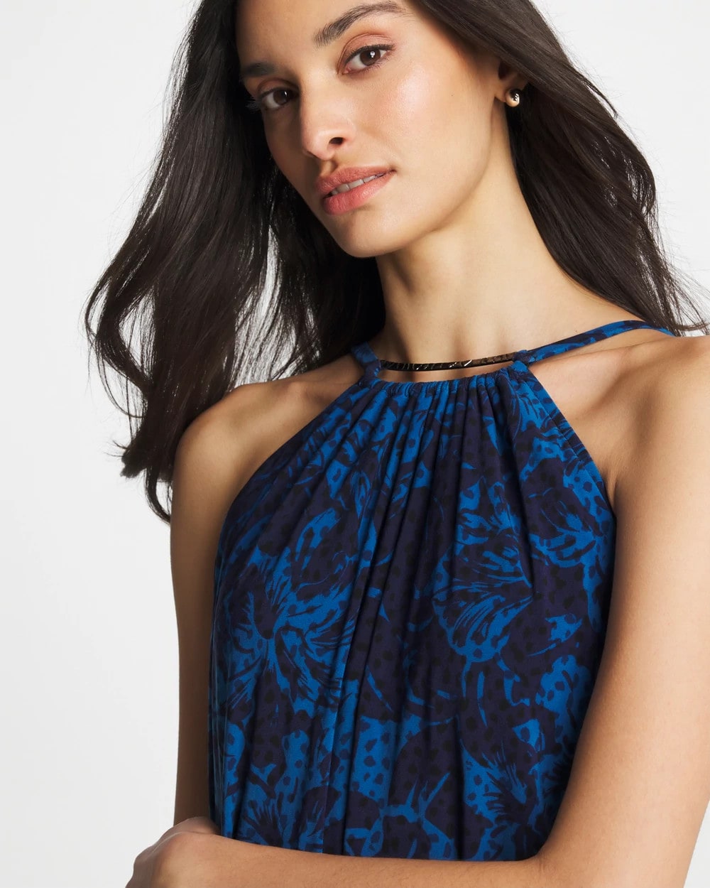 Chico's | Magicsuit® Swoon Parker Swim Dress/ Navy