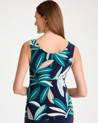 Chico's | Travelers™ Palm Convertible Tank/ Kings Navy