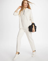 Chico's | Zenergy® Soft Waffle Tapered Ankle Pants/ Cream