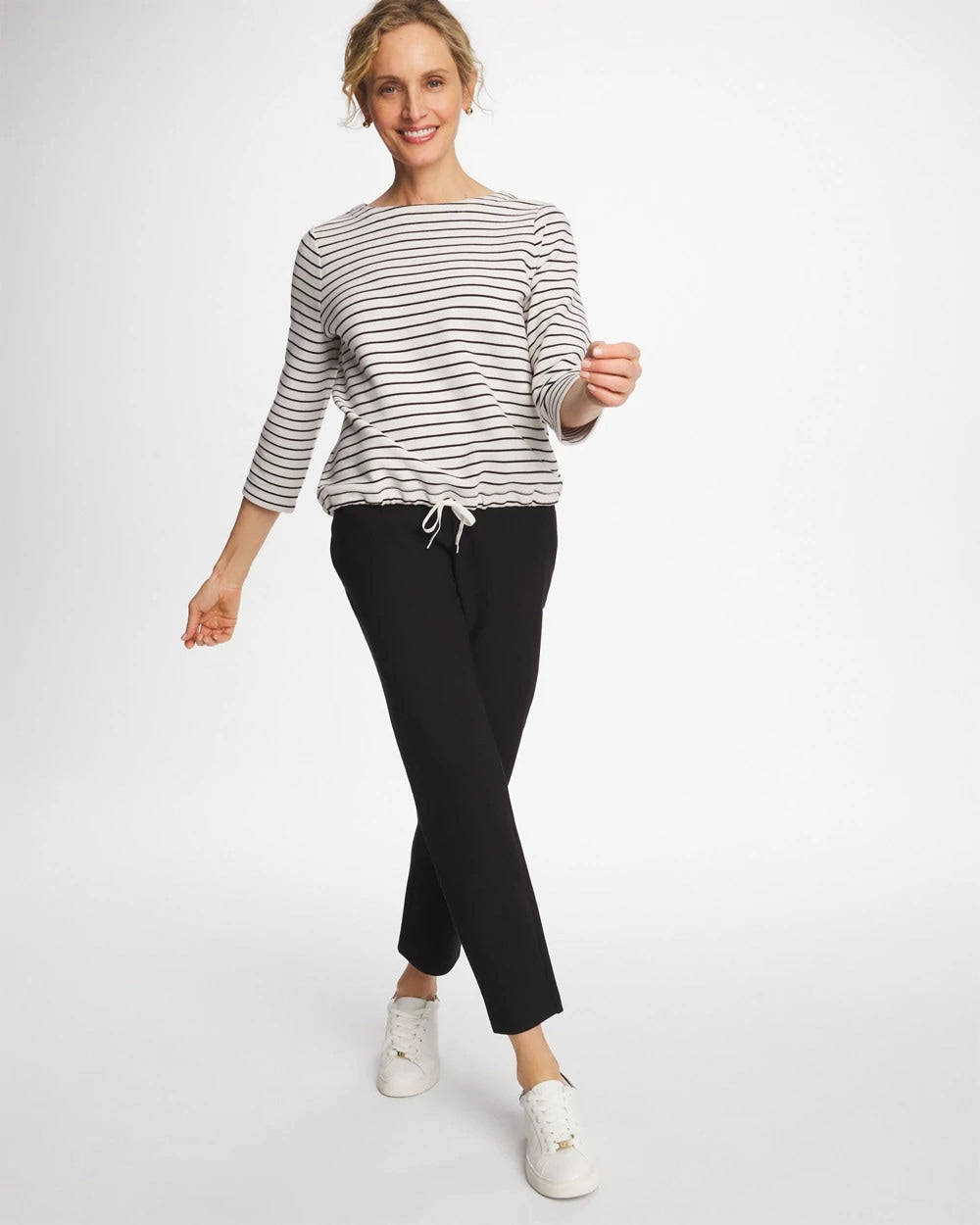Chico's | Zenergy® Ottoman Knit Ankle Pants/ Black