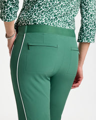 Chico's | Zenergy® UPF Side Piping Ankle Pants/ Water Lily Green