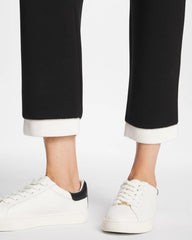 Chico's | Zenergy® Soft Caviar Bead Contrast Pants/ Black