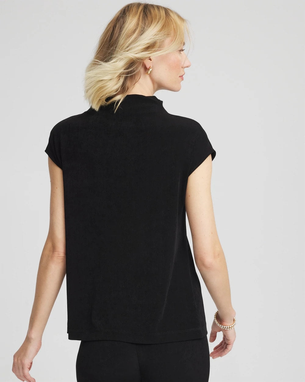 Chico's | Travelers™ Mockneck Top/ Travelers Black