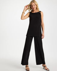 Chico's | Travelers™ Knit Buckle Tunic/ Black