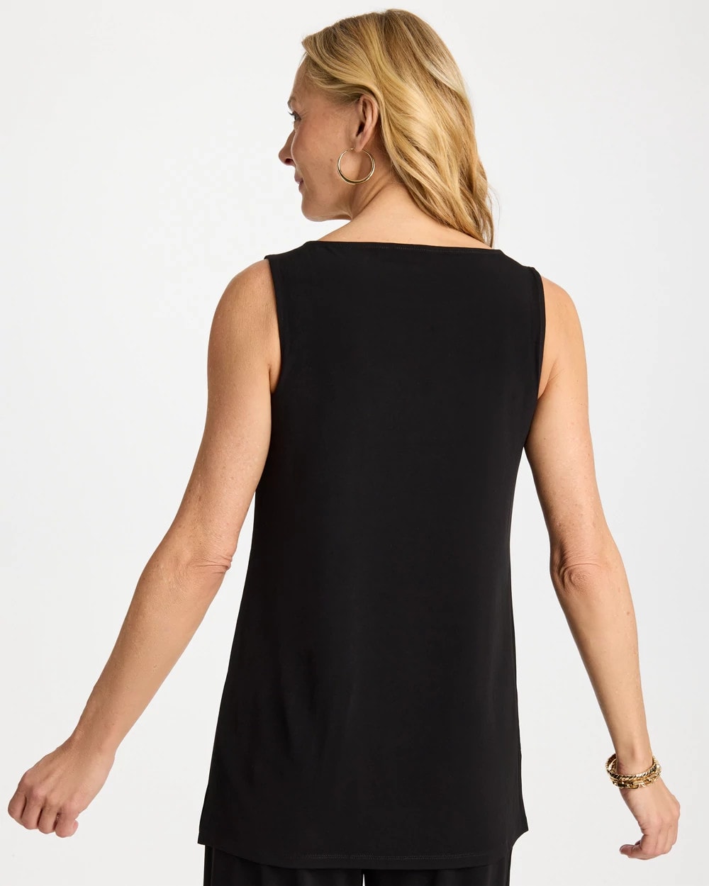 Chico's | Travelers™ Knit Buckle Tunic/ Black