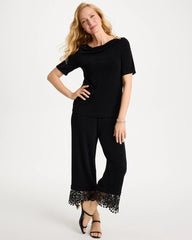 Chico's | Travelers™ Jewelry Detail Top/ Travelers Black
