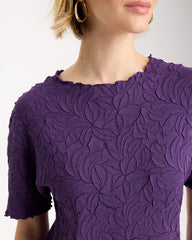 Chico's | Travelers™ Embossed Pullover Top/ Rich Amethyst