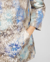 Chico's | Travelers™ Collection Watercolor Jacquard Jacket/ Walnut