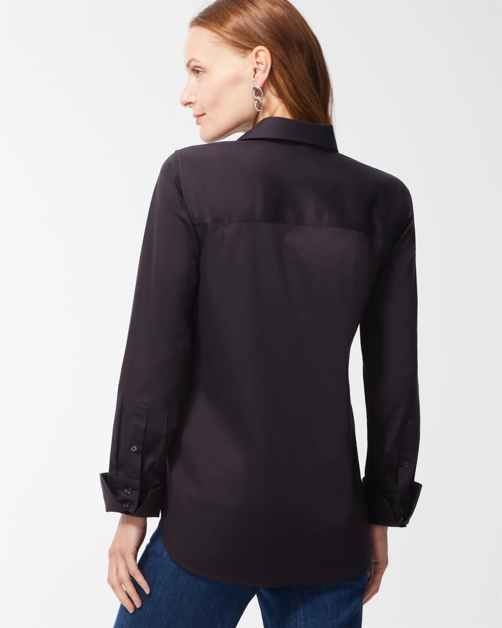Chico's | No-Iron™ Stretch Shirt/ Black