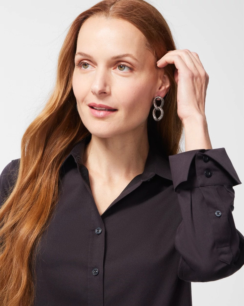 Chico's | No-Iron™ Stretch Shirt/ Black