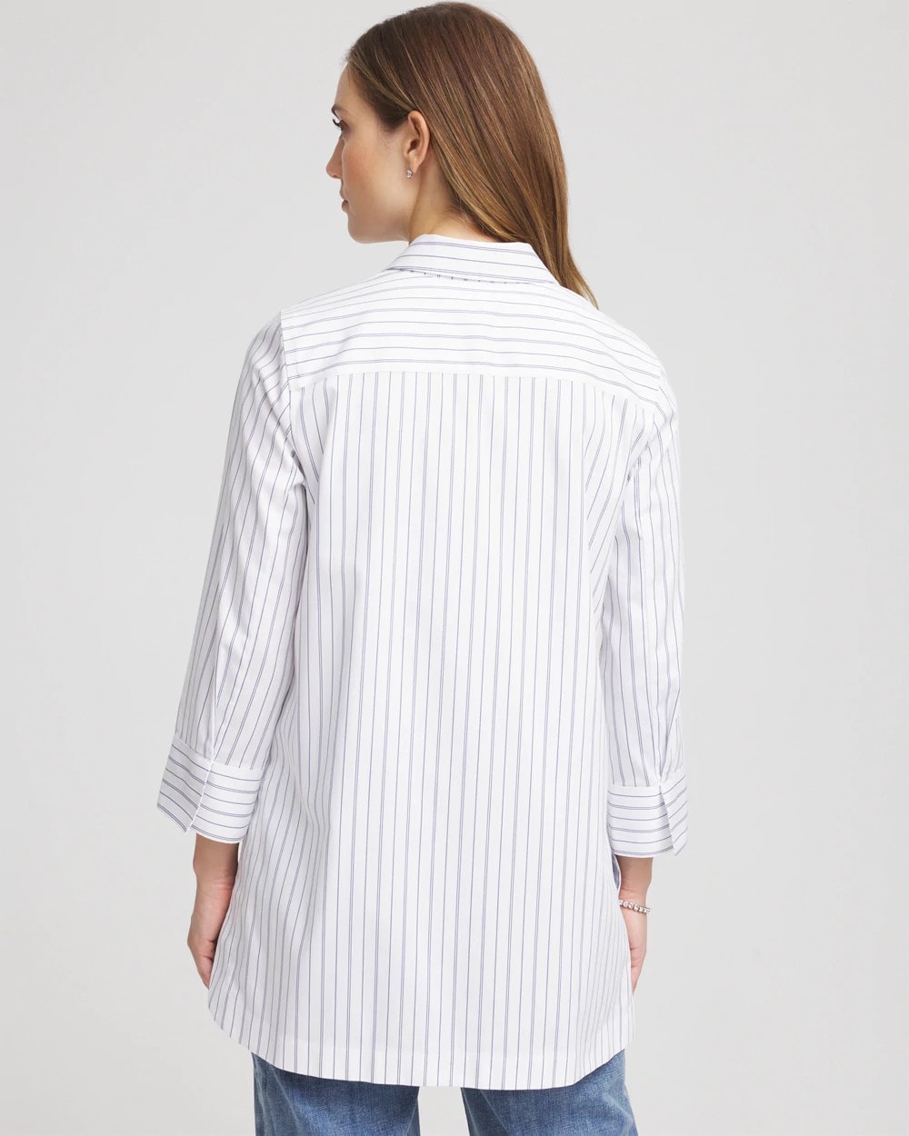 Chico's | No Iron™ Classic-Fit Tunic/ Blue Lotus