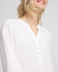 Chico's | No Iron™ Linen Tunic/ Optic White