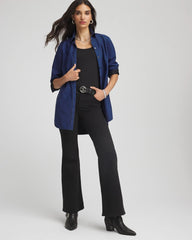 Chico's | No Iron™ Slimming Striped Tunic/ Cobalt Stone