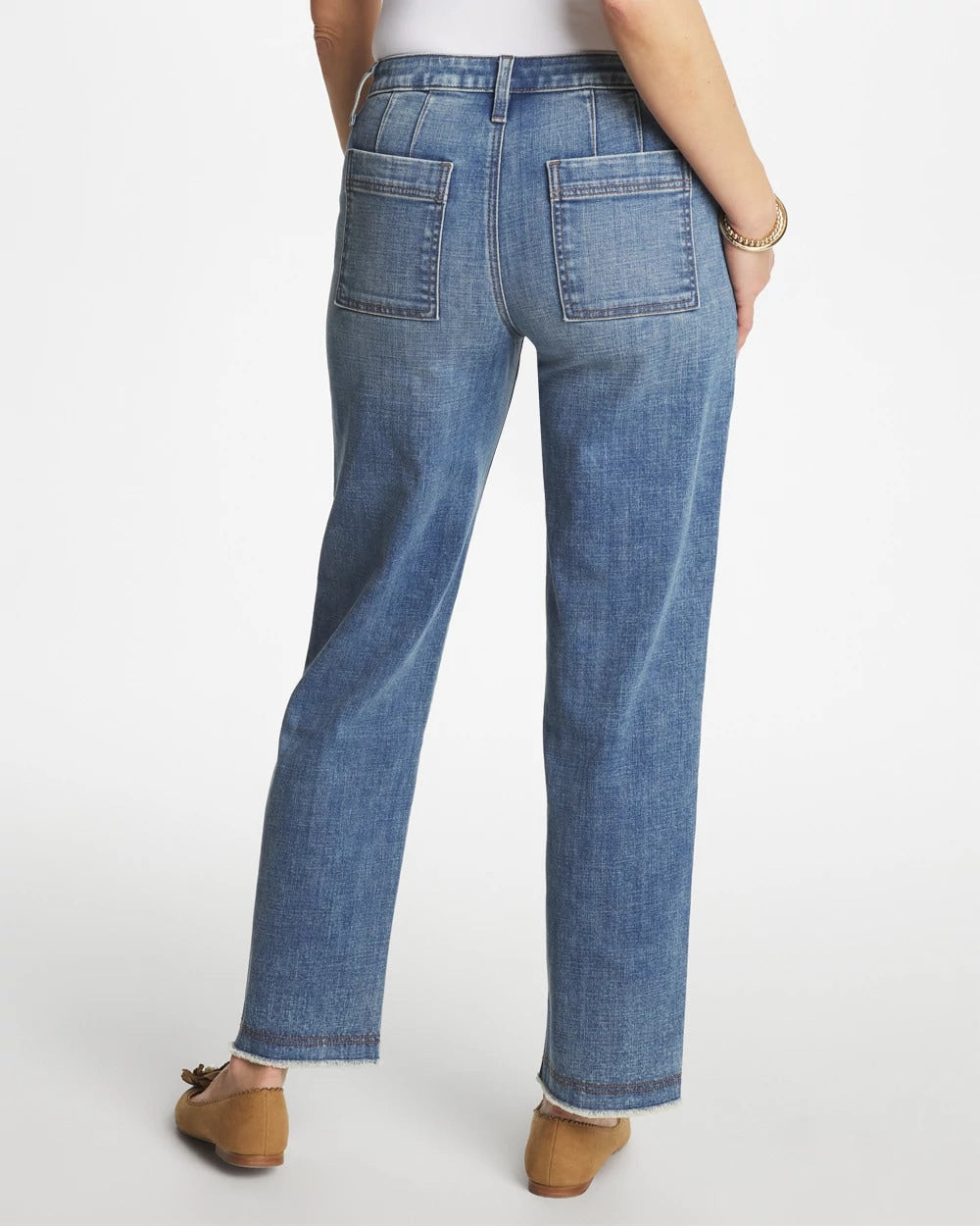 Chico's | Girlfriend Straight Ankle Jeans/ Nara Indigo