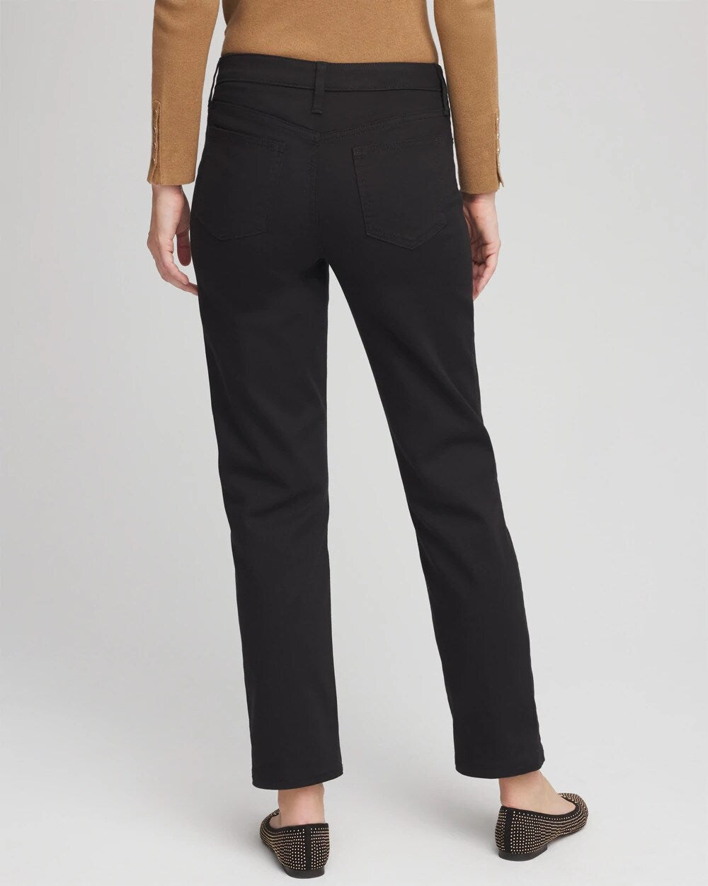Chico's | Girlfriend Straight Ankle Jeans/ Black