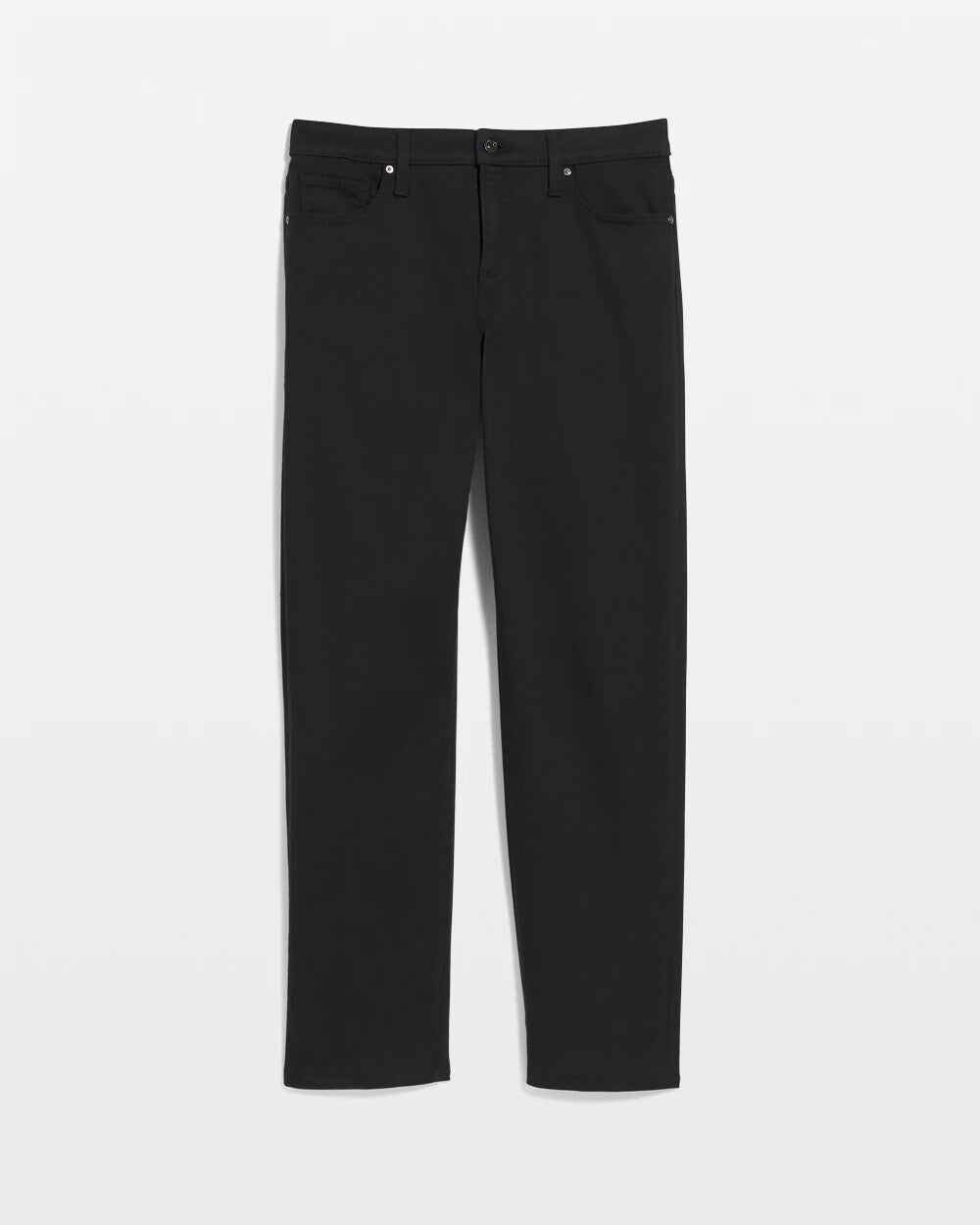 Chico's | Girlfriend Straight Ankle Jeans/ Black