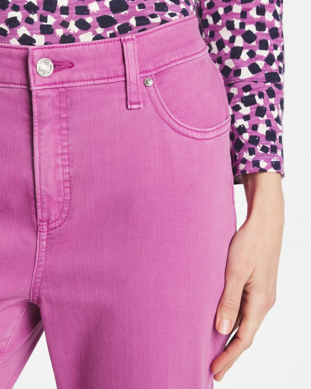 Chico's | Girlfriend Slim Ankle Jeans/ Violet Shadow