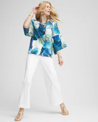 Chico's | Brigitte™ Wide-Leg Cropped Pants/ Alabaster