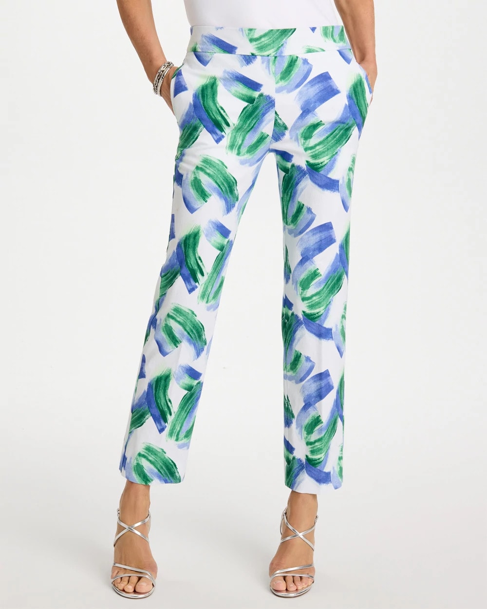 Chico's | Brigitte™ Straight Whisp Crop/ Amparo Blue