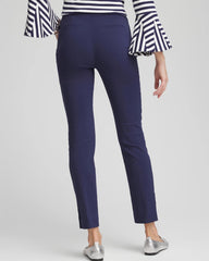 Chico's | Brigitte™ Pull-On Slim Rivet Ankle Pants/ Passport Blue