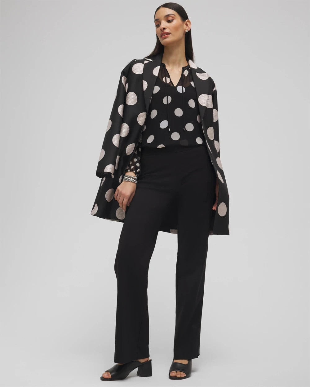 Chico's | Brigitte™ Slim Wide-Leg Pants/ Black
