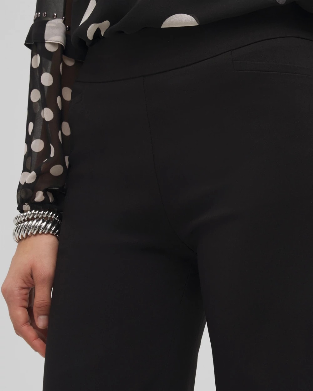 Chico's | Brigitte™ Slim Wide-Leg Pants/ Black