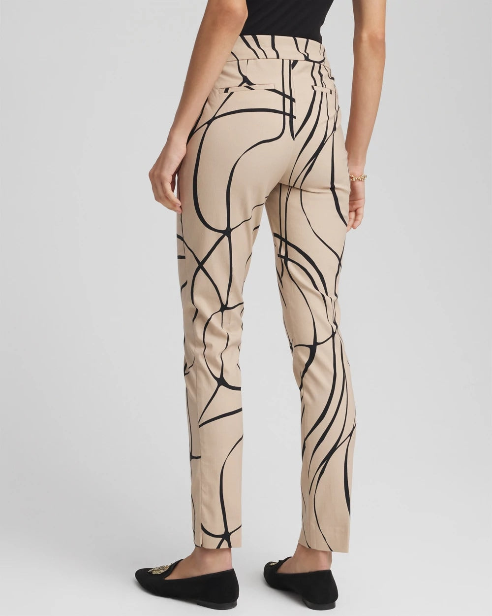Chico's | Brigitte™ Golden Leaf  Slim Ankle Pants/ Champagne Fizz