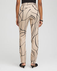 Chico's | Brigitte™ Golden Leaf Slim Full-Length Pants/ Champagne Fizz