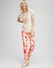 Chico's | Brigitte™ Slub Ankle Pants/ Sunset Peach