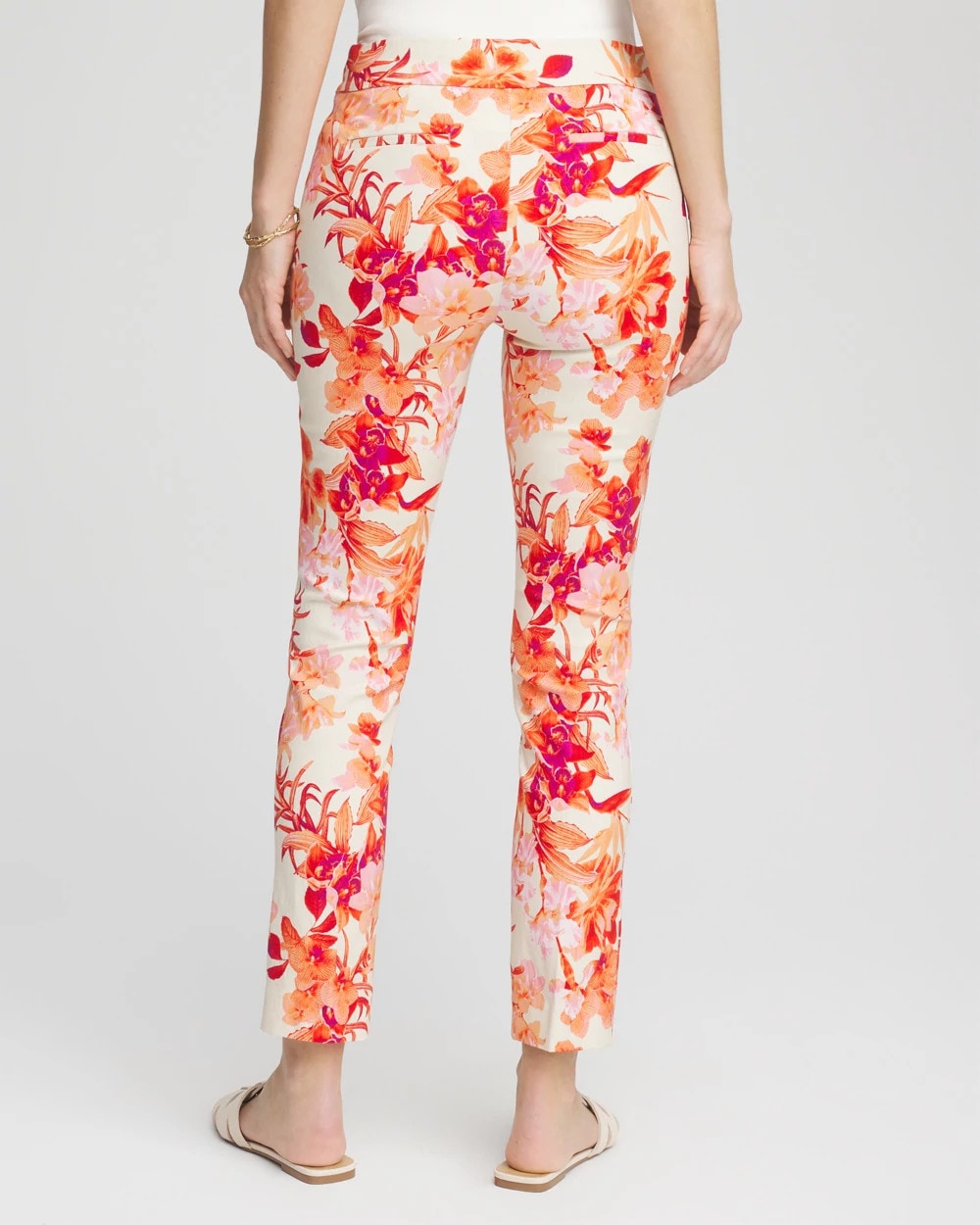 Chico's | Brigitte™ Slub Ankle Pants/ Sunset Peach