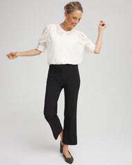 Chico's | Emme Cropped Flared Pants/ Black