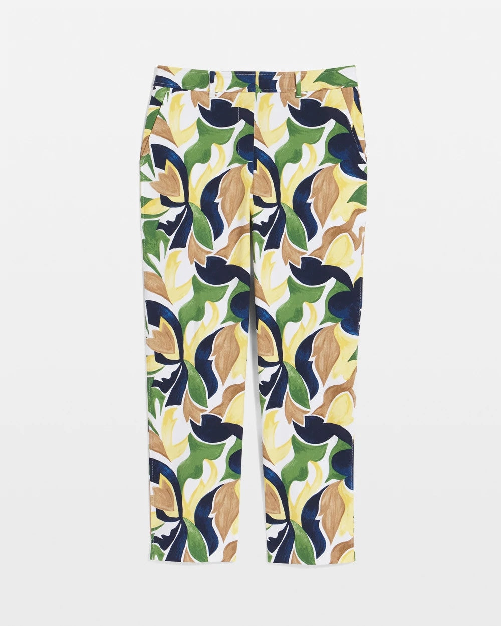 Chico's | Emme Straight Mod Cropped Pants/ Alabaster
