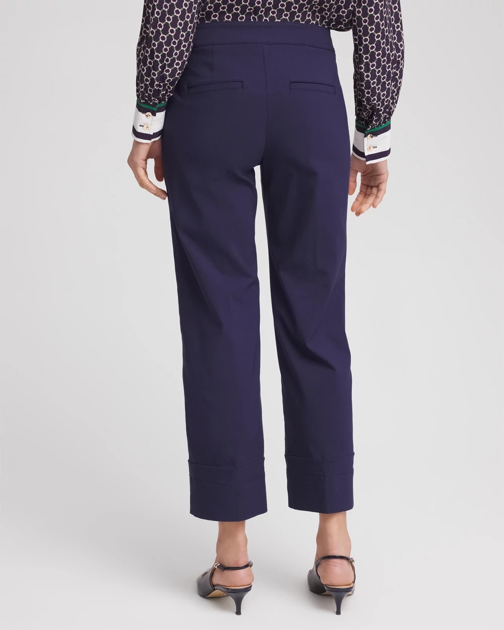 Chico's | Emme Sailor Straight Crops/ Passport Blue