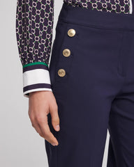 Chico's | Emme Sailor Straight Crops/ Passport Blue