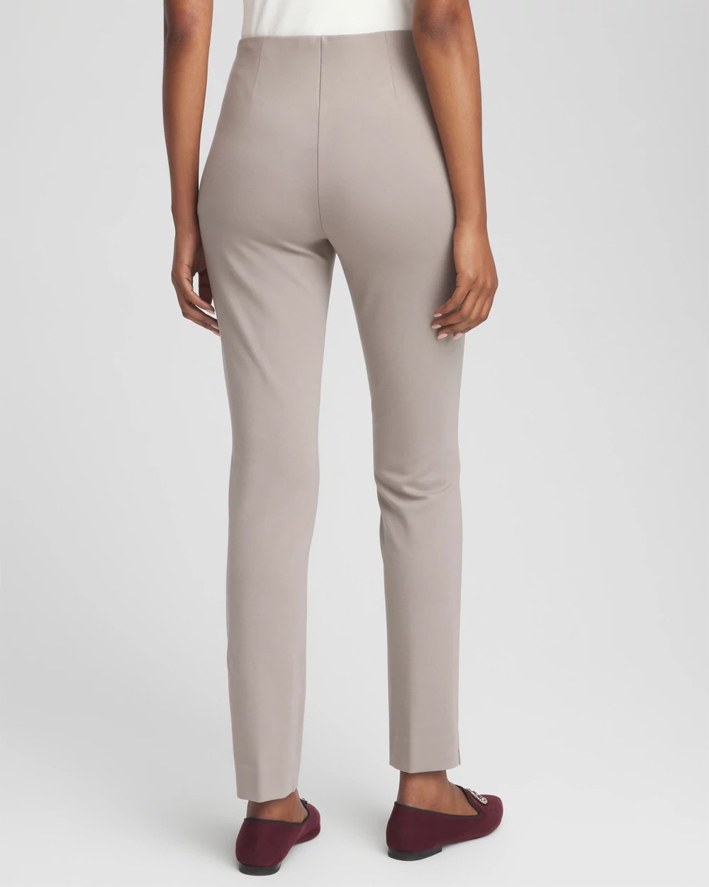 Chico's | Juliet Slim Trim Detail Ankle Pants/ Rocky Mountain