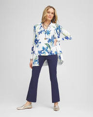 Chico's | Lightweight Juliet Kick Flare Pants/ Passport Blue