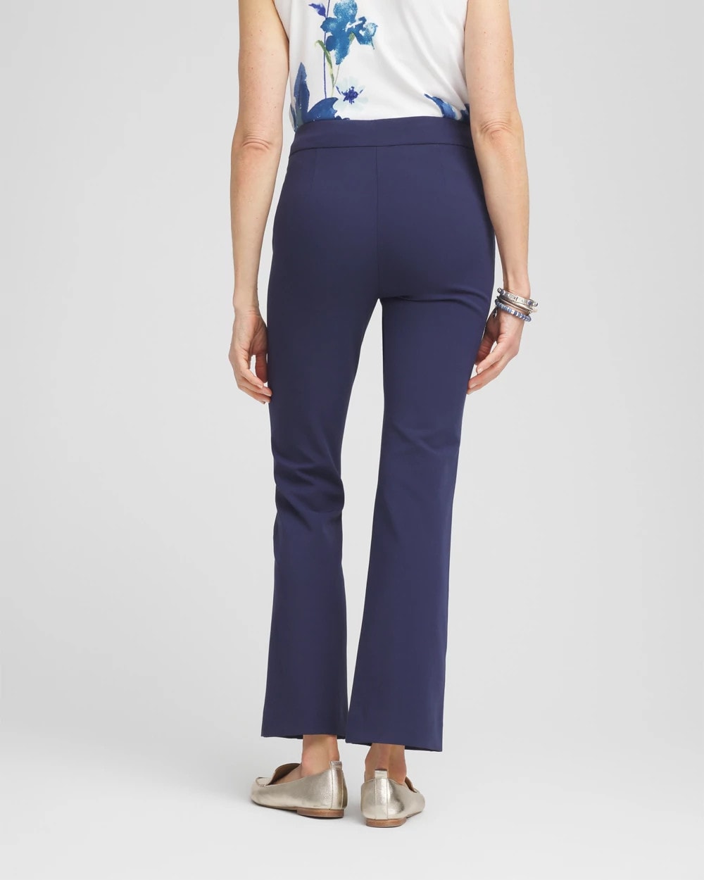 Chico's | Lightweight Juliet Kick Flare Pants/ Passport Blue