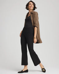 Chico's | Juliet Slim Cropped Flared Pants/ Black