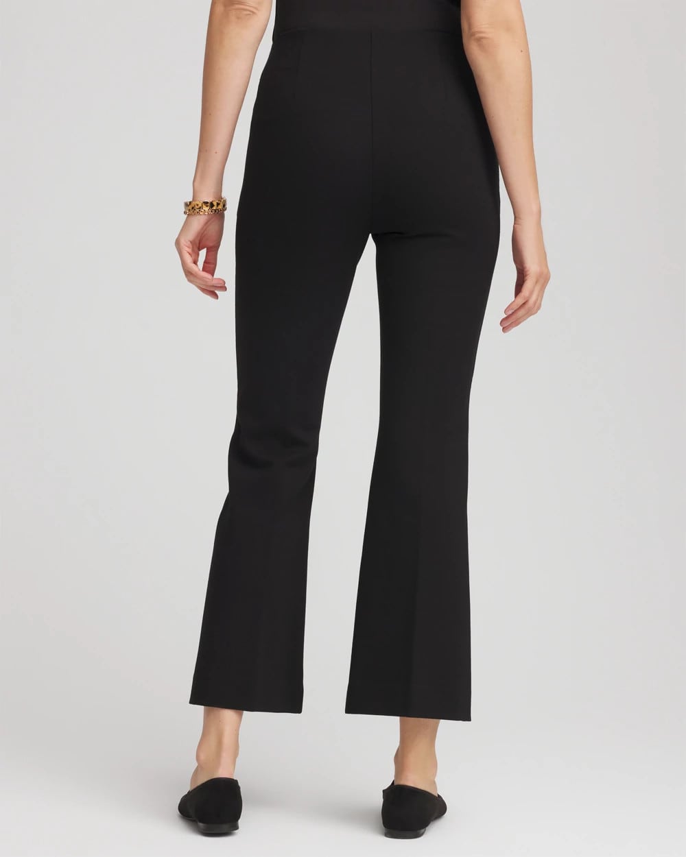 Chico's | Juliet Slim Cropped Flared Pants/ Black
