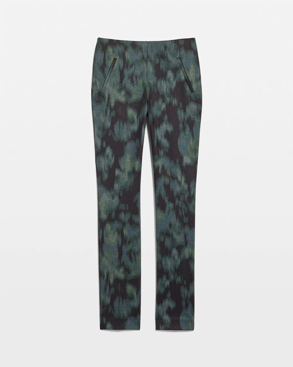 Chico's | Brinkly Blur Juliet Slim Ankle Pants/ Black