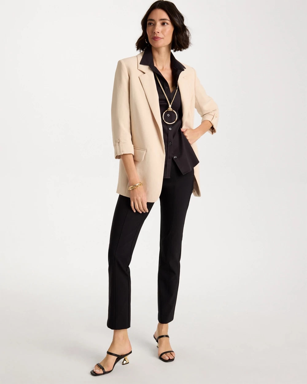 Chico's | Juliet Bi-Stretch Slim Ankle Pants/ Black