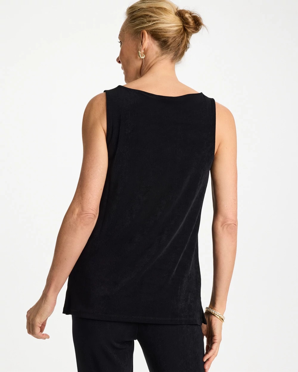 Chico's | Travelers™ Classic Side-Slit Tank/ Travelers Black
