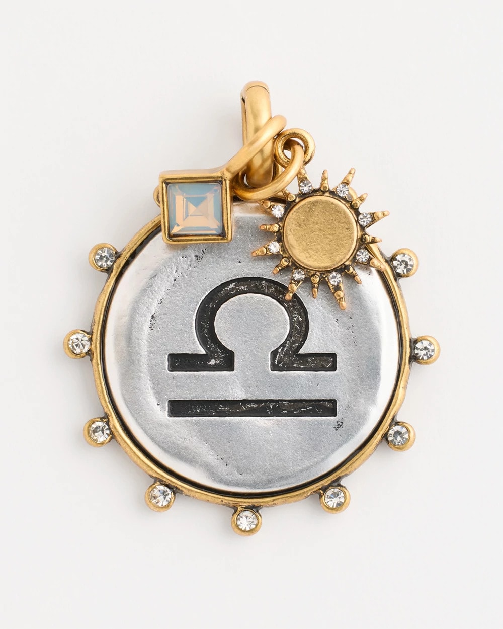 Chico's | Libra Zodiac Charm Pendant/ Mixed Metals